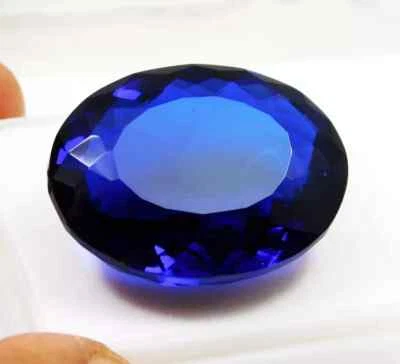 AAA+ Blue Tanzanite 21.95 Ct. Oval Cut Loose Gemstone Gift for Women/Her - Image 1 of 4
