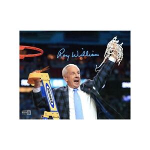 Roy Williams UNC Autographed Cutting Down the Nets 8x10 Photo Steiner CX
