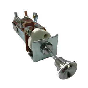 SUNTEX Universal Headlight Dimmer Plunger Switch 12V Replaces Standard DS-141 - Picture 1 of 3