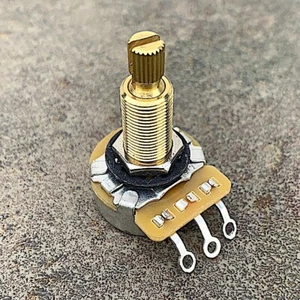 Potentiometer - CTS 250k Audio, Knurled Shaft ¾ in Bushing Length R-VC250KA-SP-L - Picture 1 of 1
