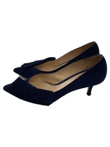 Gianvito Rossi PUMPS 37 NVY Suede Used - Picture 1 of 6