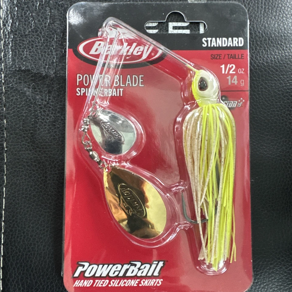 Berkley Compact Power Blade Spinnerbait 3/4 oz pesca regalo atado a mano 14 g Foto 1 de 1
