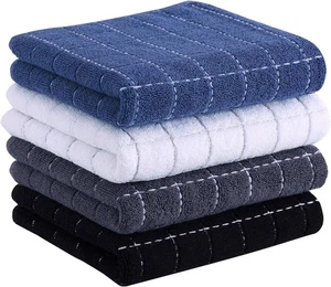 Homaxy 100% Cotton Terry Kitchen Towels(Multiple Color - Picture 1 of 5