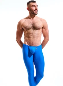 Men’s N2N ST26 Star Spangled Pouch Tight - Medium Blue New With Tags - Picture 1 of 4
