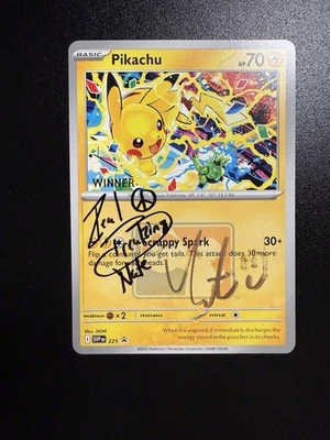 Pikachu - 225 (World Championship 2025) [Winner] Signed. - Image 1 of 4