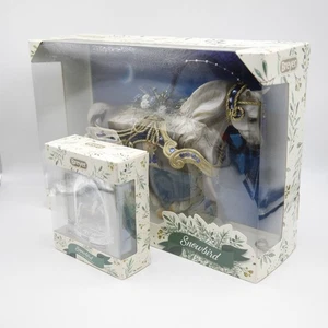 Breyer Horse 2022 Holiday Christmas "Snowbird" Troubadour Morgan Grey W Ornament - Picture 1 of 13