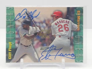 CLIFF FLOYD/ ELI MARRERO 1999 TOPPS STADIUM CLUB DUAL AUTOGRAPHS! - Picture 1 of 2