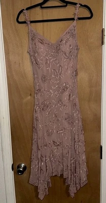 Mauve Pink Vintage Sue Wong Nocturne Fairy Dress Size 10 - Image 1 of 4