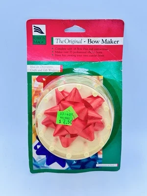 RIBBON MAGIC The Original Bow Maker Includes 18 Bow Pins Vintage NOS - Image 1 of 3