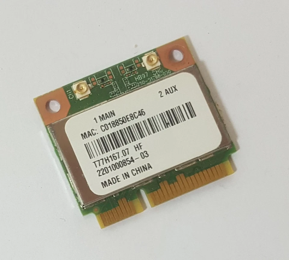Bluetooth Wlan Combo Karte AR5B97 Atheros aus Acer Aspire M3-581T - Image 1 of 1