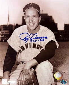 Roy Sievers signed Washington Senators MLB 8x10 Photo ROY 1949 minor dings- COA - Picture 1 of 2