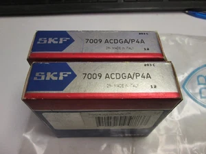 Lot de 2 roulements broche 7009 ACDGA/P4A SKF - Picture 1 of 2