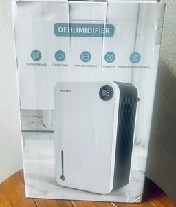 AMZART Dehumidifier (Silver) Model# RX02-A  950 Sq.Ft ~New - Picture 1 of 4