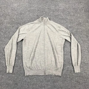 Peter Millar Sweater Mens Medium Full Zip Excursionist Flex Merino Wool Knit - Picture 1 of 11