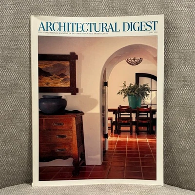 Architectural Digest Magazine Diane Keaton Restores Wallace Neff Home July 1999 - Image 1 of 4