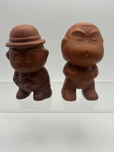 2er Set Chinesische Ton Tee Haustiere Mr Pee Pee LESEN - Bild 1 von 5