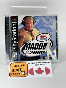 Madden NFL 2000 (Sony PlayStation 1, 1999) PS1 G1 CIB Completo - Imagen 1 de 3