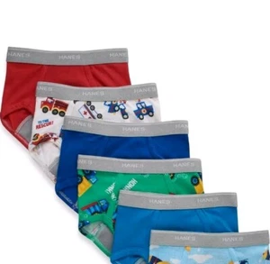 Hanes Boy’s Tagless Potty Trainer Briefs, Size 2T/3T, 5 pack(open package) - Picture 1 of 6