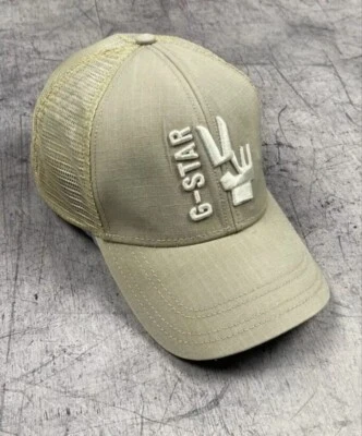 Gorra vintage cruda G-Srar estilo militar Y2K ropa de calle sombrero con logotipo grande Foto 1 de 4