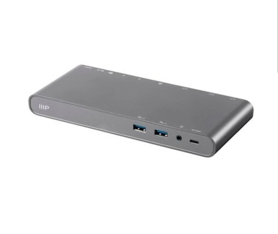 Monoprice USB-C Dual-Monitor Docking Station for USB-C Laptops, MST, 100W - Image 1 of 4