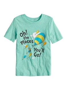 Dr Seuss Oh! The Places You'll Go! Graphic Tee Size 7X - Picture 1 of 2