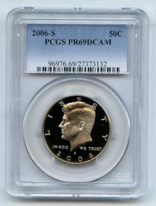 2006 S 50C Kennedy Half Dollar PCGS PR69DCAM - Bild 1 von 1