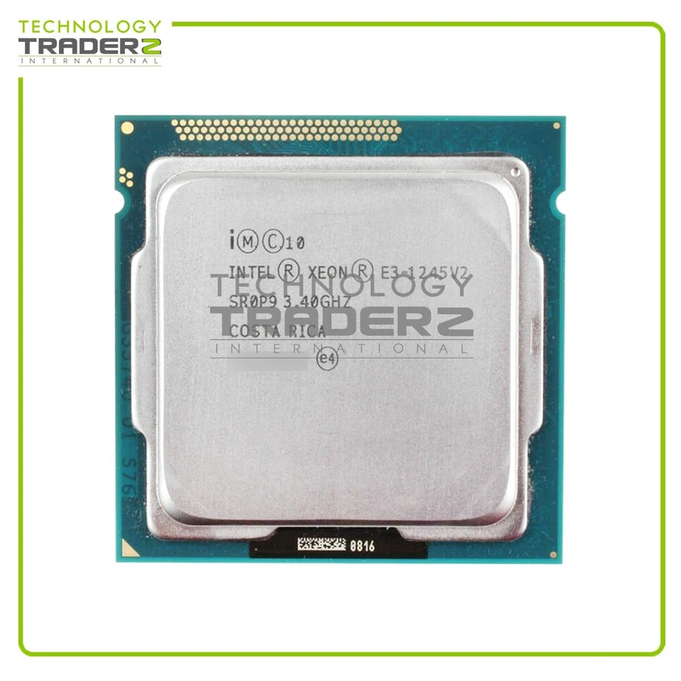 SR0P9 Intel Xeon E3-1245 v2 Quad-Core 3.40GHz 8MB 77W LGA1155 Processor - Image 1 of 1