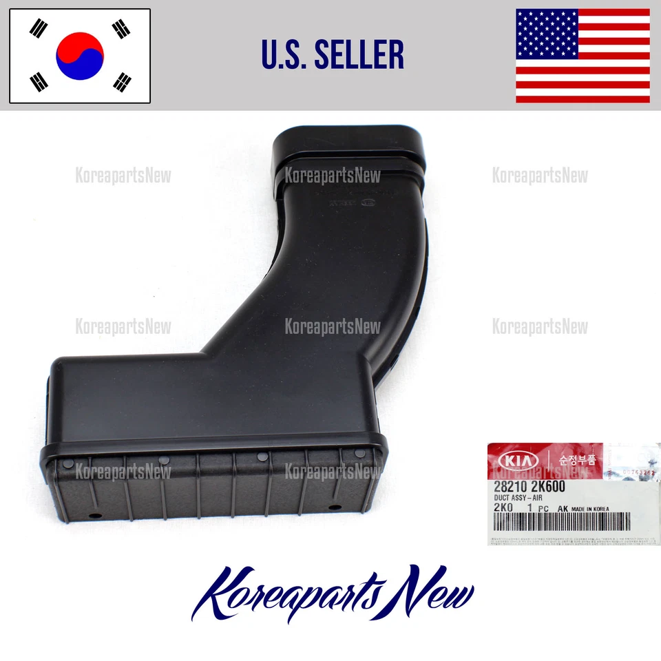 Tubo de conducto de admisión y admisión de filtro de aire de 1,6 L ⭐OEM⭐ 282102K600 KIA SOUL 2012-2013 Foto 1 de 1