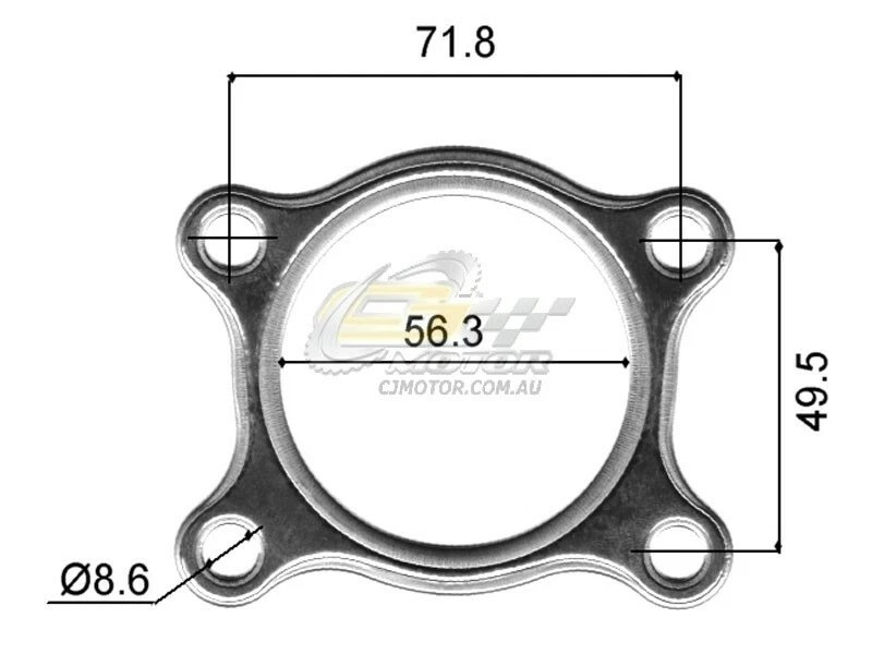 Junta de salida de turbina (multicapa) PARA Nissan RB20DET HR31 Skyline Foto 1 de 1