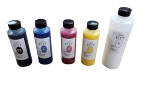 Ultra Pro True Color DTF Ink Pack 1-250-ML White and 4-130-ML Of Each Color - Picture 1 of 1