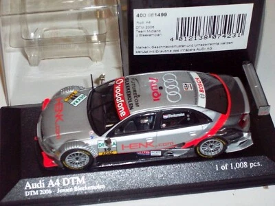 MINICHAMPS 1/43 400061499 AUDI A4 DTM 2006 #19 JEROEN BLEEKEMOLEN 1 of 1008 pcs - Immagine 1 di 4