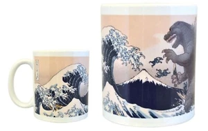 Godzilla Mug Cup Thirty-six Views of Mount Fuji Version - Picture 1 of 2
