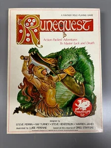 Runequest - Fantasy RPG - Rare Red/White Chaosiam Inc. logo - COMPLETE - 1978 - Picture 1 of 9