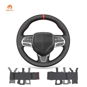 MEWANT Car Steering Wheel Cover for Chrysler 300 Pacifica 2018-2023 PU Leather - Picture 1 of 10