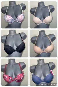 Super Extra Push Up Extreme Padded Maximum Lift Add Two Cup Front Close Bra.NWT - Picture 1 of 92