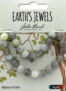 Perlen ~ 8 mm Achat matt ~ HALB EDELSTEINE John Bead Erdschmuck - Bild 1 von 1