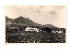 Vintage Postcard c1910s - Hospital & Nurses Quarters, Montserrat. B.W.I. - Imagen 1 de 2