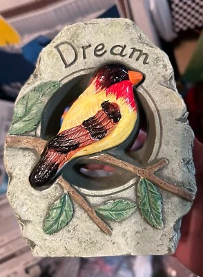 Patio Garden Stone Bird Dream Lawn Decoration - Image 1 of 2
