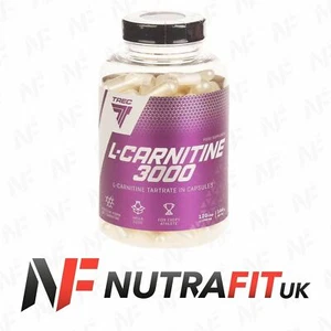 TREC NUTRITION L-CARNITINE 3000 weight loss fat burner diet support 120 caps - Picture 1 of 7