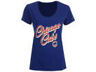 NWT MLB Women's Chicago Cubs '47 Club Script Super Soft Heathered T-Shirt