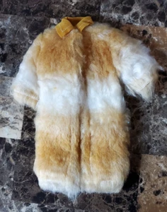 Vintage Barbie Mod #3434 Fun Fur Faux Fur Coat - Picture 1 of 13