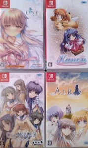 Switch ONE./CLANNAD/AIR/Kanon 4-piece set Video Games Good Used Japanese - Picture 1 of 3