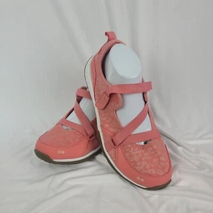 Ryka Kailee Lantana Pink Mary Jane Slip On Shoes Leopard Print Adjustable 9.5 - Picture 1 of 18