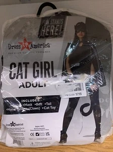 Dress-Up-America Black Cat Costume Set for Teens and Adults - Womens Cat Costume - Picture 1 of 5