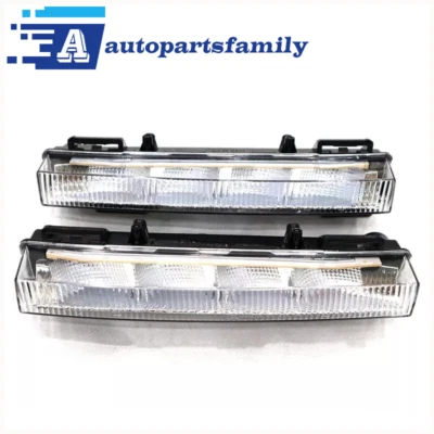 1 Pair For Benz GL AMG Front LED Daytime Running Light 0999068201 0999068101 - Image 1 of 4