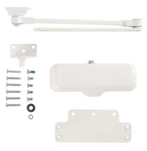 Universal Hardware Schwerlast Wohntürschließer weiß UH4009 - Bild 1 von 6