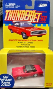 Johnny Lightning ThunderJet 500 GTO Pink Pull Back Cars HO Scale - Picture 1 of 2
