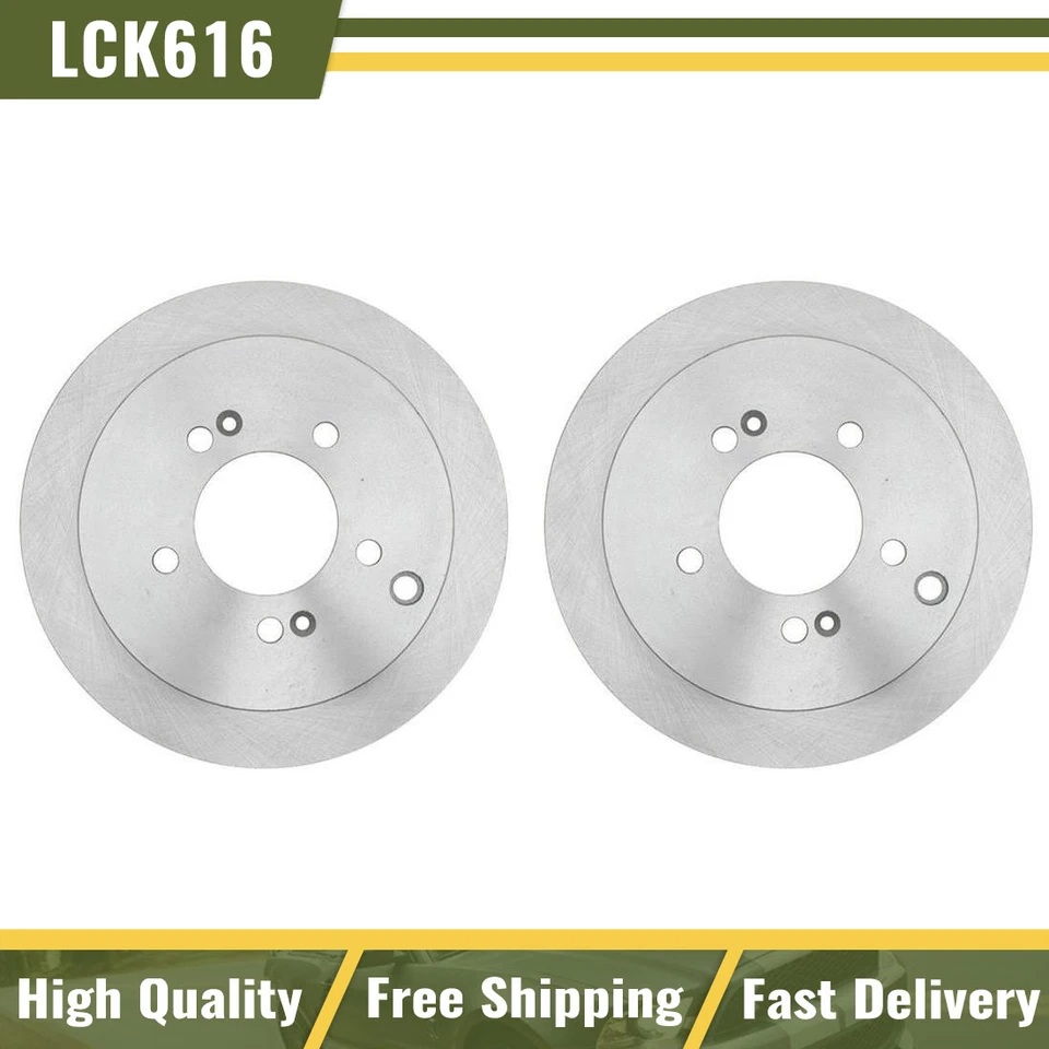 Rotores de freno de disco traseros Raybestos R-Line 2 piezas para Hyundai Santa Fe 2001-2006 Foto 1 de 4