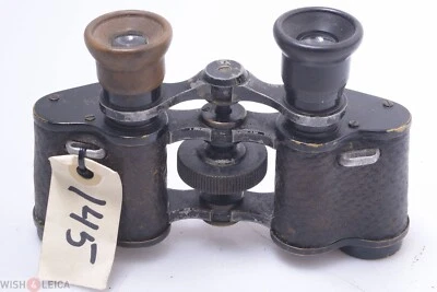 ✅ BINOCULARS GERMAN, ENGLISH, FRENCE? NG ENGRAVED 6X ANTIQUE PRISM MILITAIRY? - Image 1 of 4