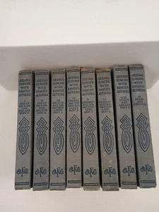 SEEING EUROPE with FAMOUS AUTHORS Lot of 8 books By FW Halsey Vol 1-5, 8, 9 1914 - Picture 1 of 19